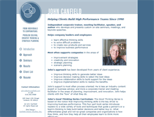 Tablet Screenshot of johncanfield.com